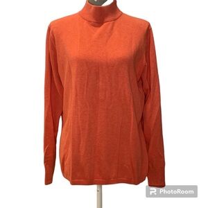 Woolrich melon turtleneck sweater size XL